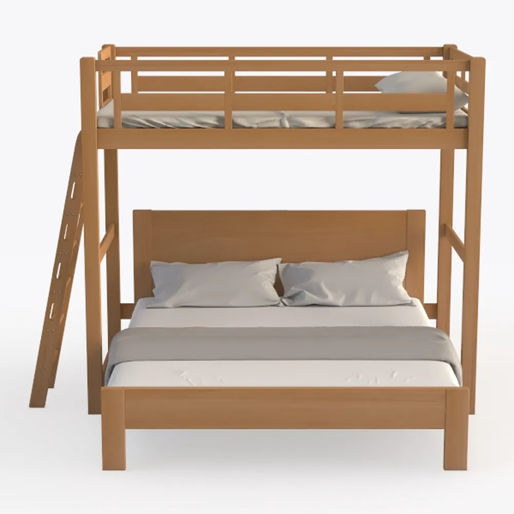 Pemberly Row Transitional Twin-Over-Twin Solid Woo