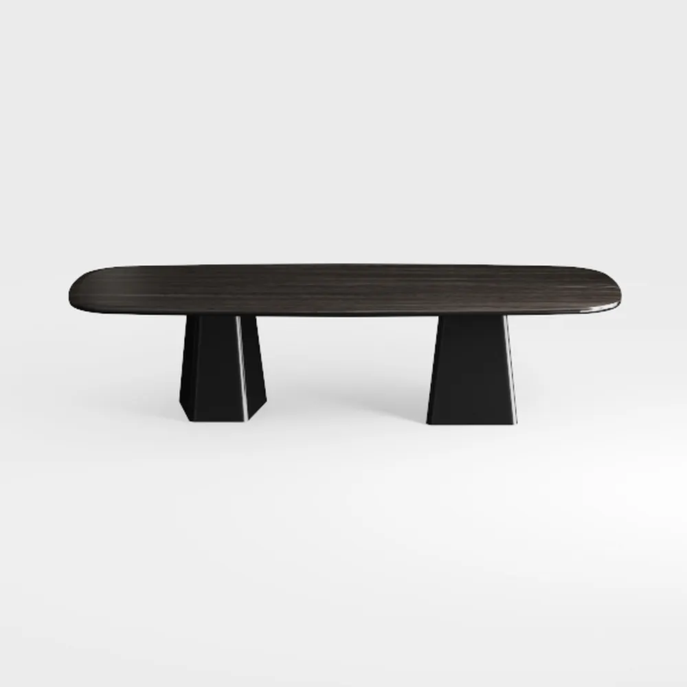 LITTLE TREE Dining Table for 6 People, Wooden Dini