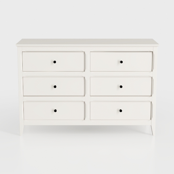 White Dresser 7 Drawer Dresser for Bedroom, Modern