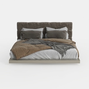 SOFTSEA Floor Bed Queen Size Upholstered Platform 