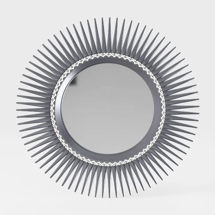 Nordic Wall Hanging Gold Mirror Room Background Round Wall Mirror Home Hanging Mirror Wall Decor