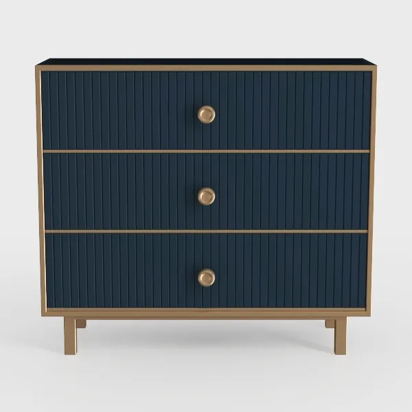 blue mid century dresser Modern Navy Gold Trim Fluted 3 Drawer 3D Model Size CN/US:XL / 10~12 blue Missoni Silk Dress Lehengas Navy blue This classic look grows