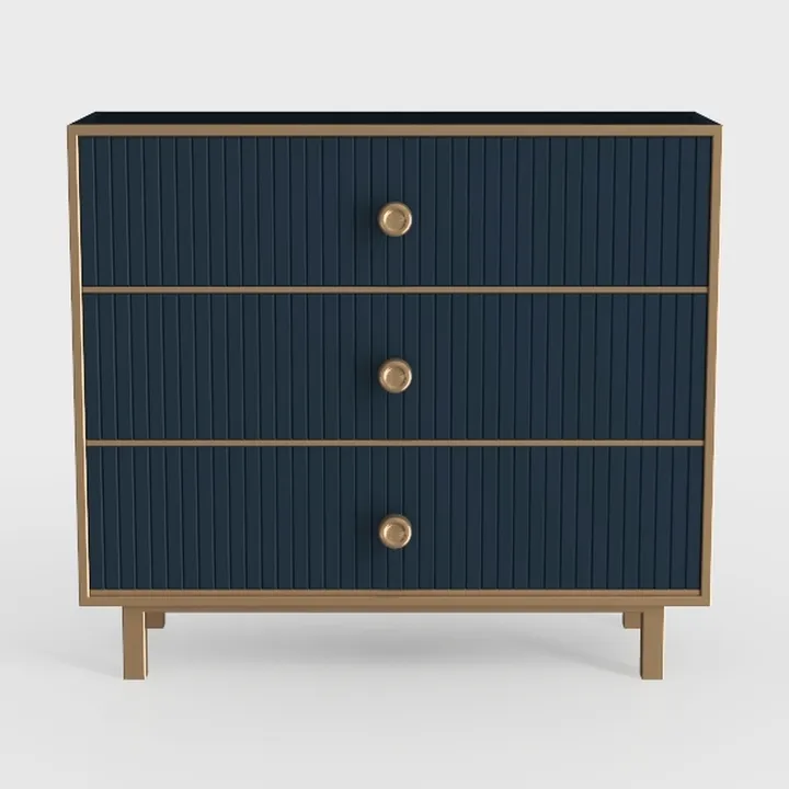 LEYAOYAO Fluted Dresser and 3 Drawers Nightstand