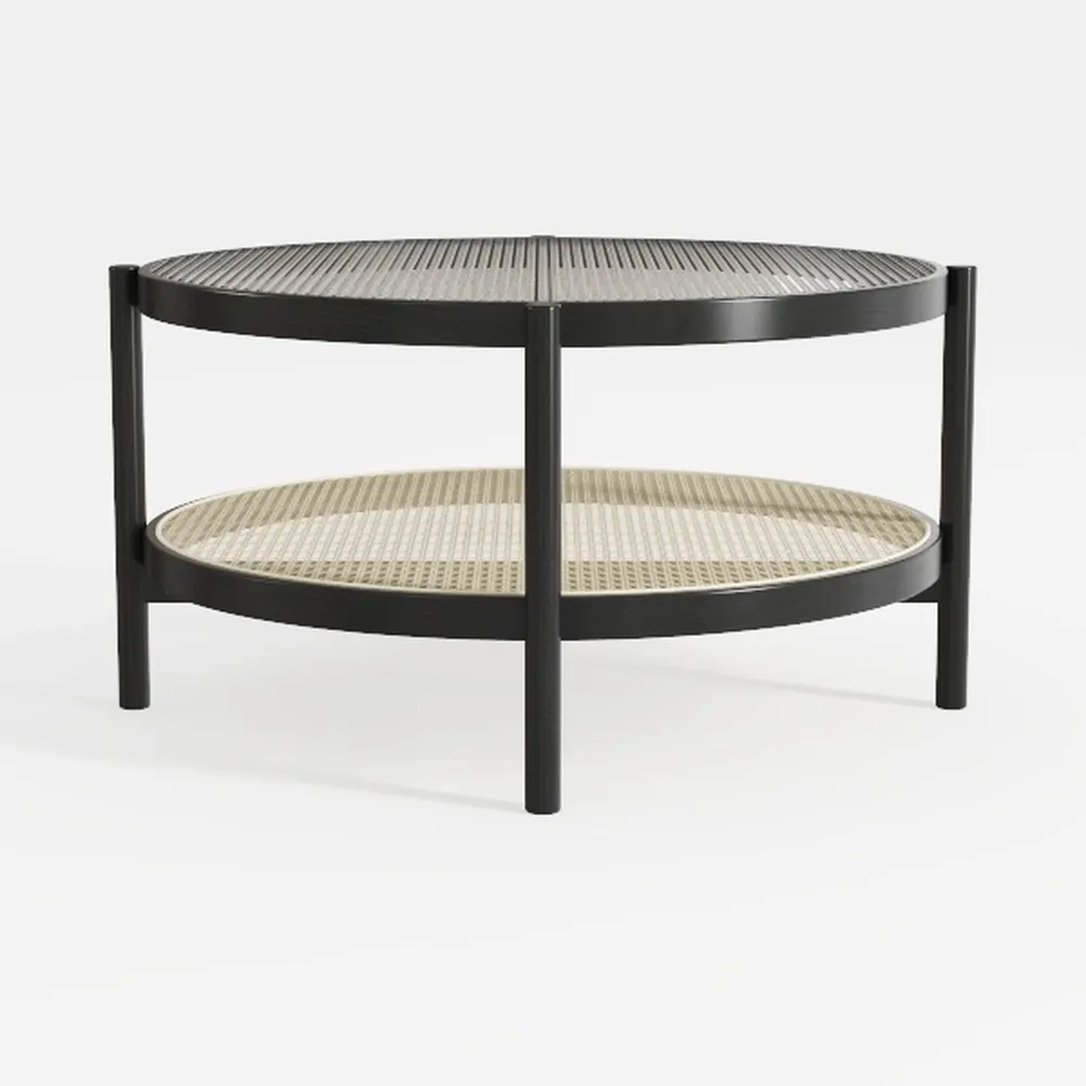 NSdirect Round Coffee Table,36" Coffee Table for L