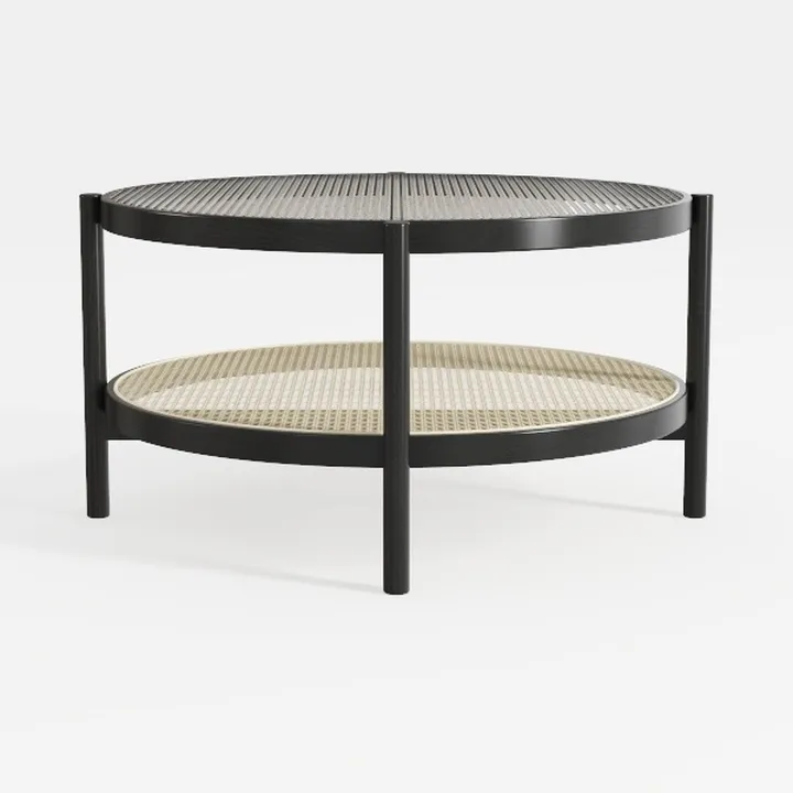 NSdirect Round Coffee Table,36" Coffee Table for L