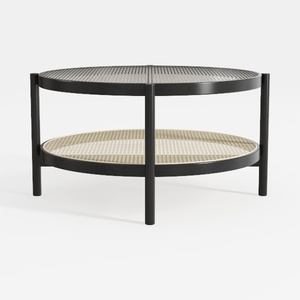 NSdirect Round Coffee Table,36" Coffee Table for L