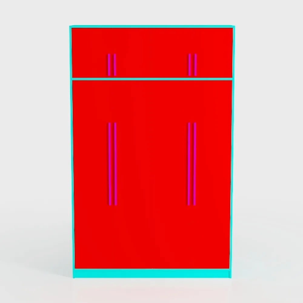 Metal Rolling Storage Cabinet-74.6” Tall Steel