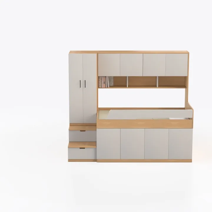 39F Furniture Dream Scrivania compatta per computer con ripiani portaoggetti, piano effetto legno e struttura in metallo bianco, tavolo per piccole stanze e camere da letto, 120 x 55 x 75 cm