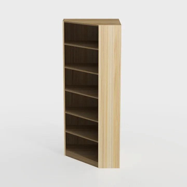 vidaXL Modern Sonoma Oak Bookcase 60x24x56.3 in