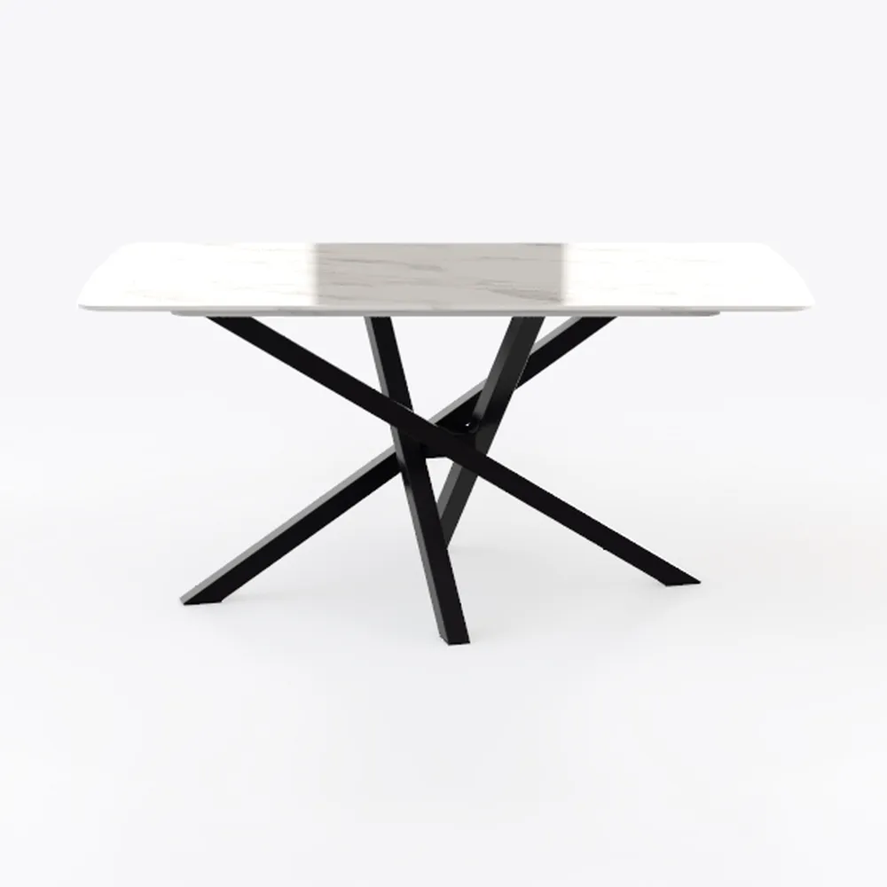 55.1" Modern Dining Table for 4 6 Rectangle Tables