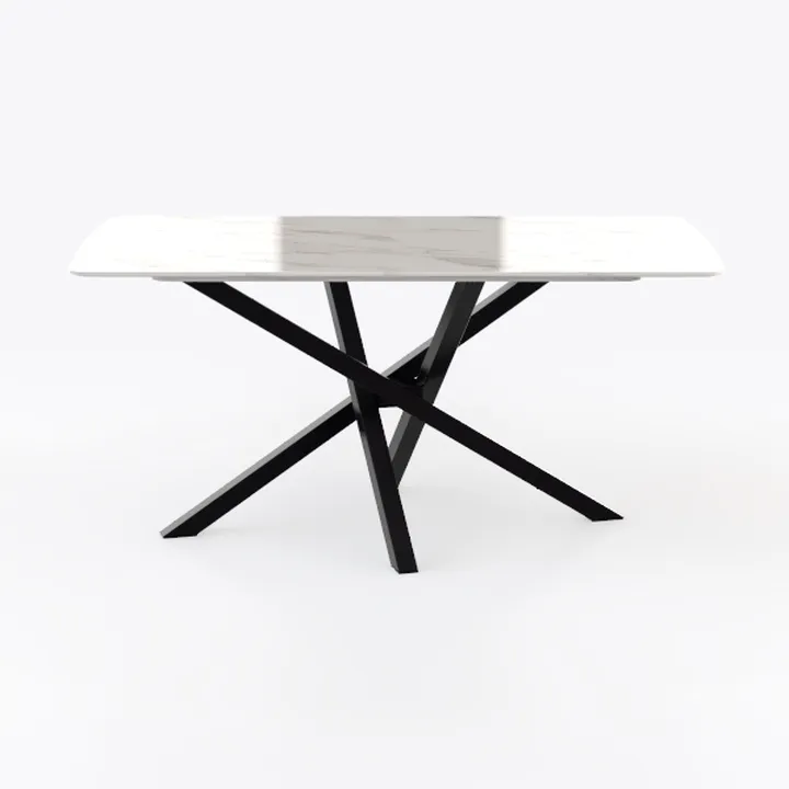 55.1" Modern Dining Table for 4 6 Rectangle Tables