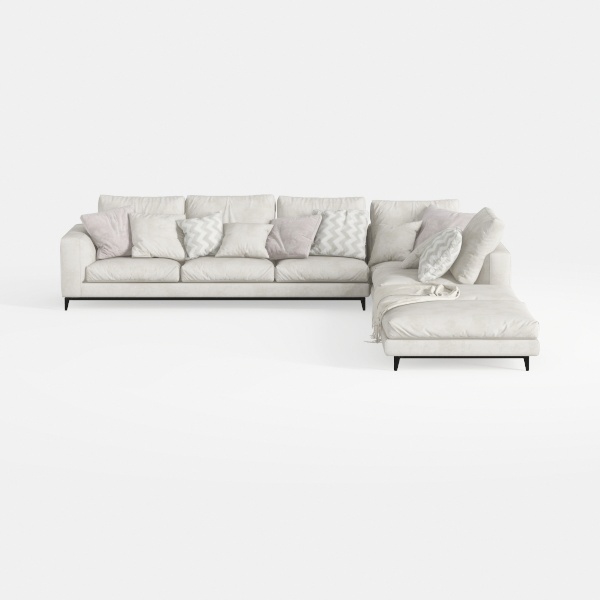 ELUCHANG 113" L Shaped Modular Sectional Sofa