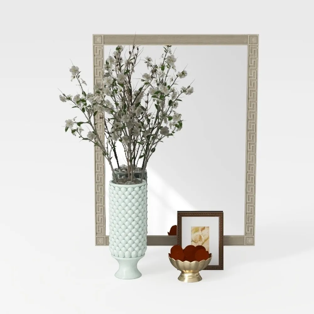 LuxenHome Ceramic Flower Vase,12'' Mottled Brown 