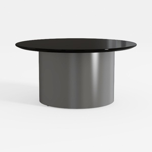 Verve 27 in. Gray Round Sintered Stone Coffee Tabl