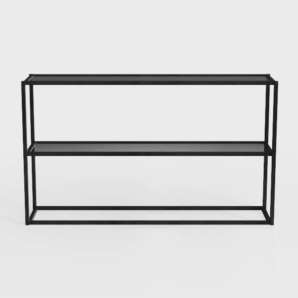 Living Room Coffee Table Set of 3, Industrial X-De