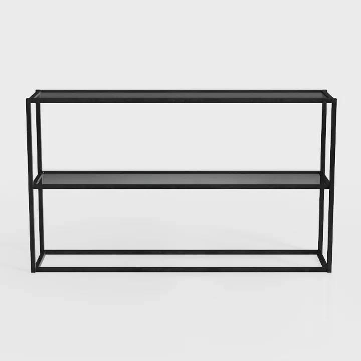 Living Room Coffee Table Set of 3, Industrial X-De