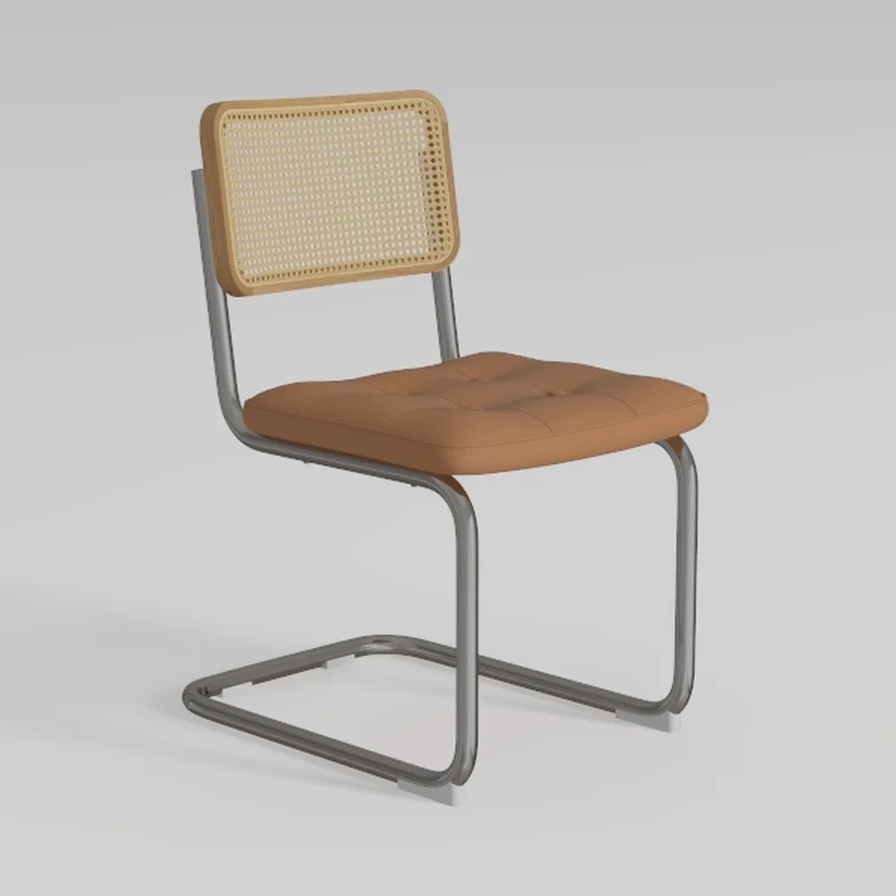 GIZNXBA Rattan Dining Chairs Upholstered Kitchen