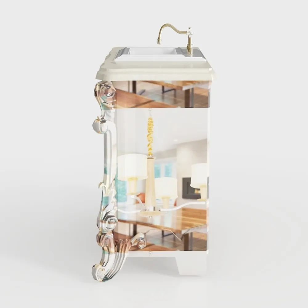 Utility Slim Storage Cart, 4 Tier Small Rolling