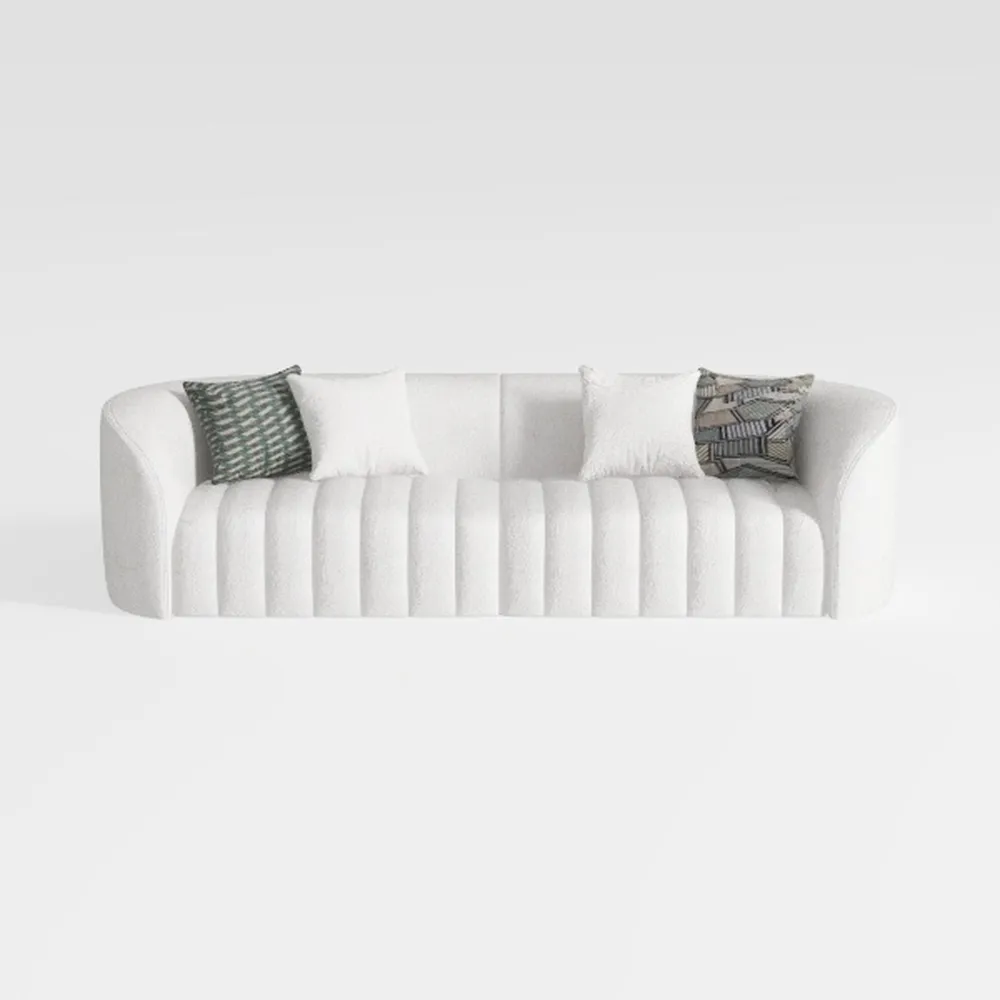 Velvet Couch - Extra Deep Seats, 3 Seater Futon
