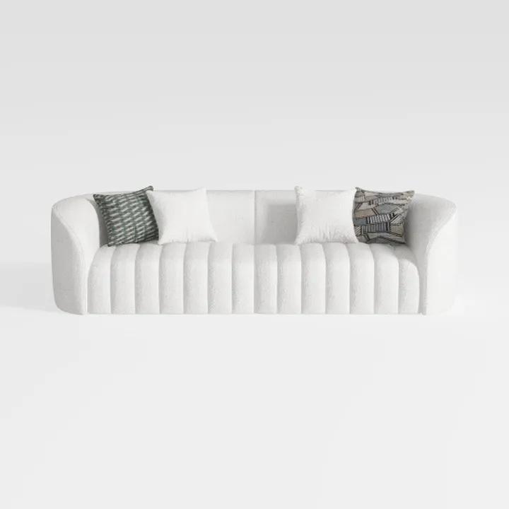 Velvet Couch - Extra Deep Seats, 3 Seater Futon
