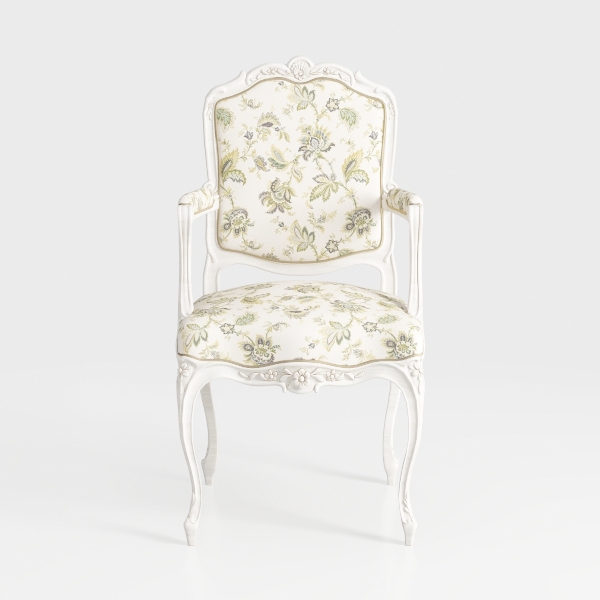 Eucalyptus Leaves Office Chair Covers with Armrest