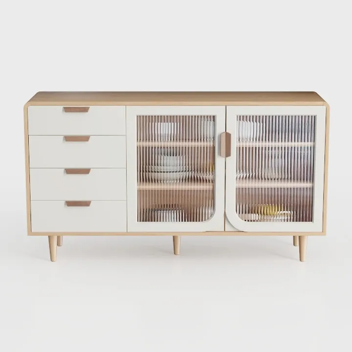 Modern Storage Cabinet, Wooden Kitchen Sideboard
