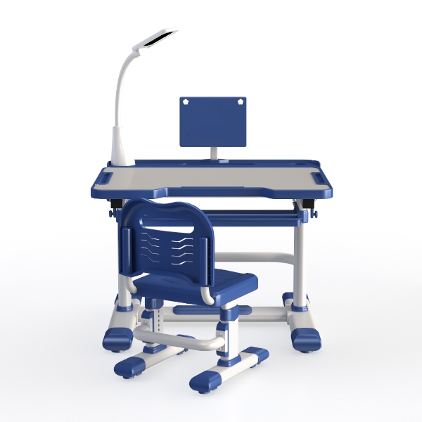 Kids&#39; Study Desk Chair Sets, Blue, Adjustable