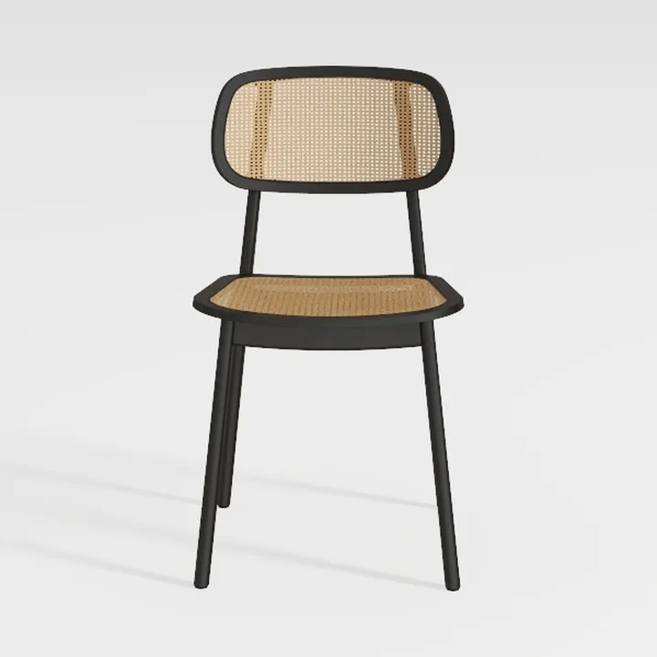 EALSON Rattan Dining Chairs Set of 2 Cane Back