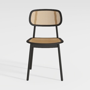 EALSON Rattan Dining Chairs Set of 2 Cane Back