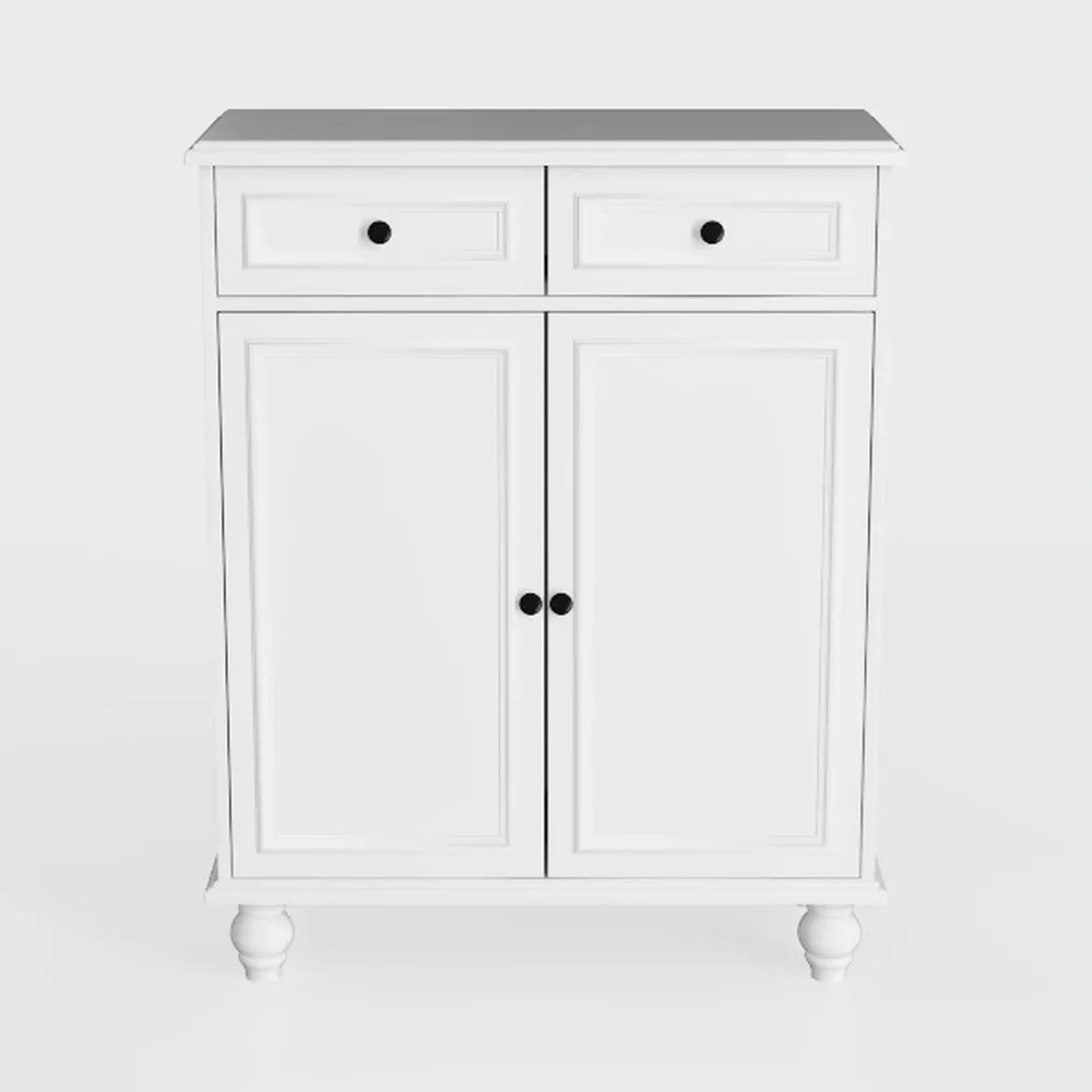 DWVO 5-Tier Shoe Storage Cabinet, Farmhouse