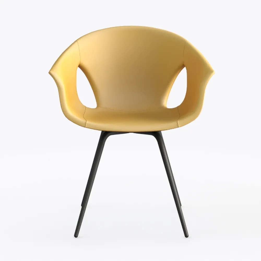 We're it, Nola Wood Frame Modern Side Chair with U