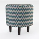 ottoman-Matisse-Inspired Furniture Right 45 Degree View