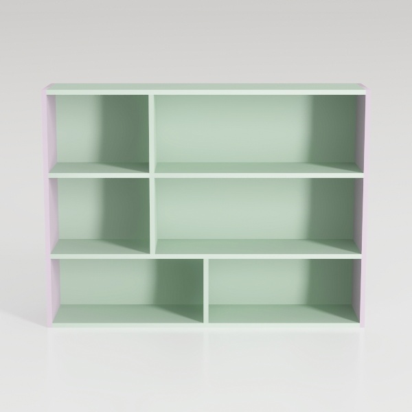 IOTXY Wooden Open Shelf Bookcase - 3-Tier Floor