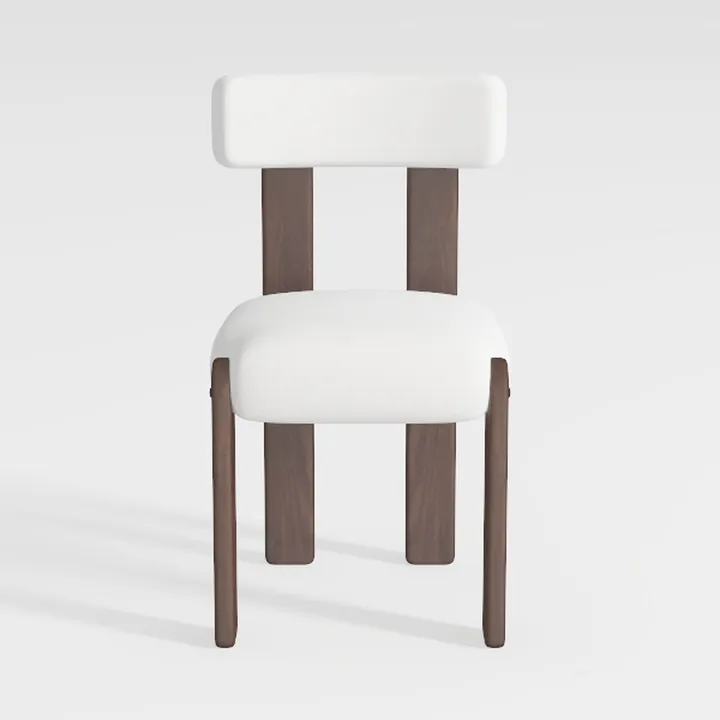 Upholstered Farmhouse Dining Chairs Set of 2 Mid