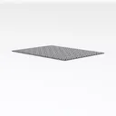 Minimalist Geometric Pattern Fabric Wall Art Decor 3D Model Right 45 Degree View