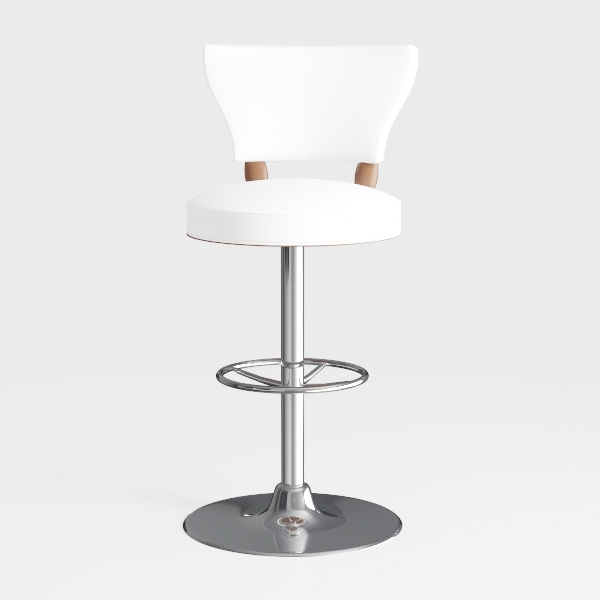 Yaheetech Bar Stools Set of 2, PU Leather Swivel