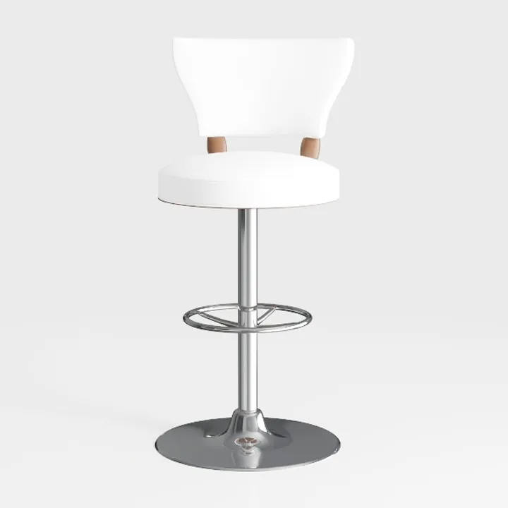 Yaheetech Bar Stools Set of 2, PU Leather Swivel