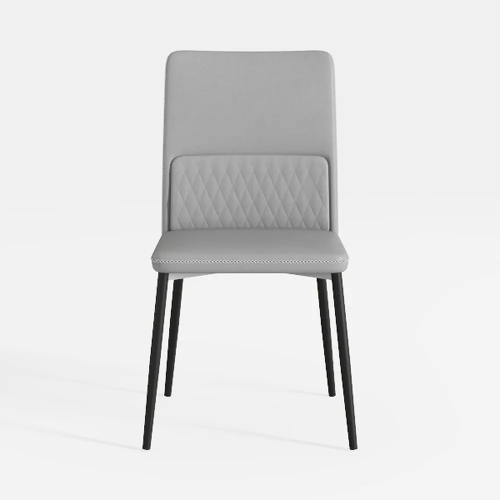 Lexicon Clover Dining Chair (Set of 2), Gray
