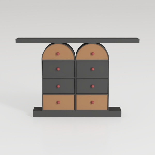 side cabinet-Sleek Curves Home