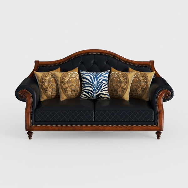 European Carving Sofa Living Room Large Sofa Combi