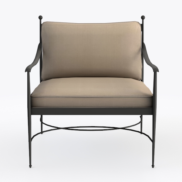 Korser Sling Accent Chair for Living Room, Mid Cen