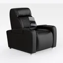 Power Lift Recliner Chair Elderly Faux Leather Ele Right 45 Degree View