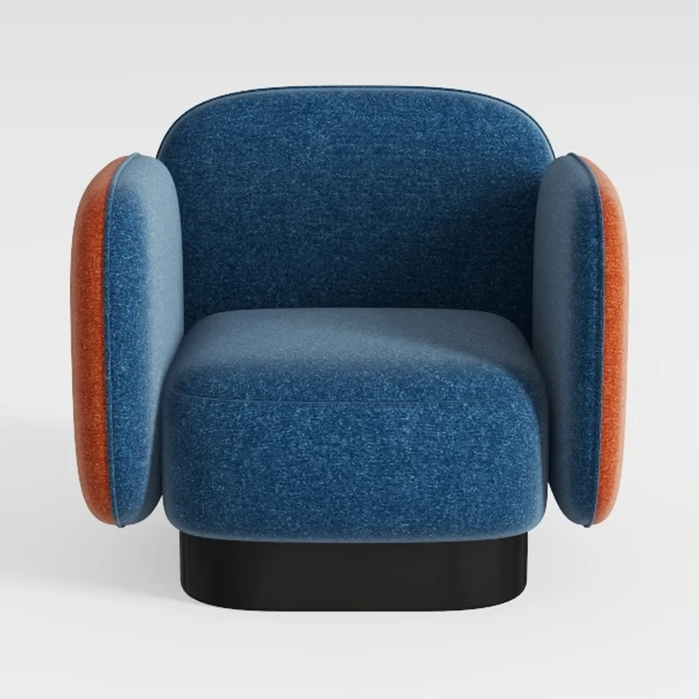 Swivel Accent Chair, Modern Barrel Chair with