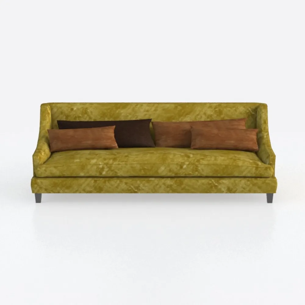 BOWERY HILL Traditional Velvet Upholstered Sofa