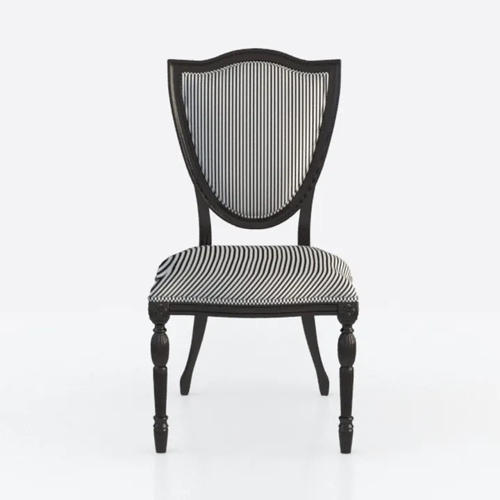 Side Chair Set of 2, Fabric Upholstery, Armless