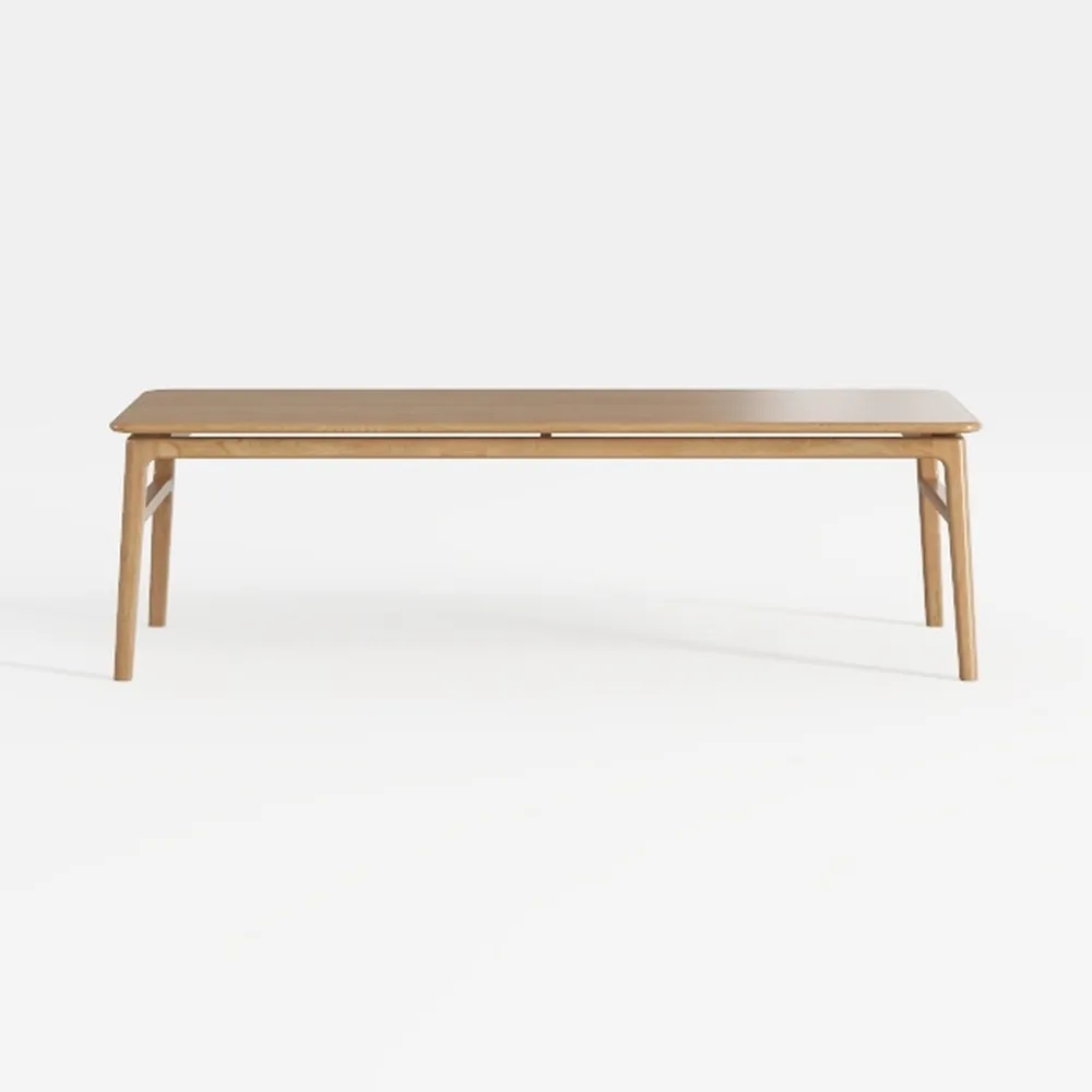 CraftThink Modern Wood Writing Desk, H-Shape Offic