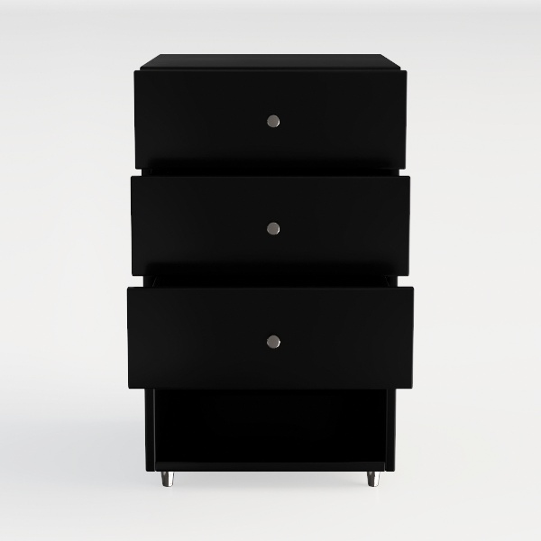 DEVAISE 3-Drawer Slim File Cabinet, Vertical