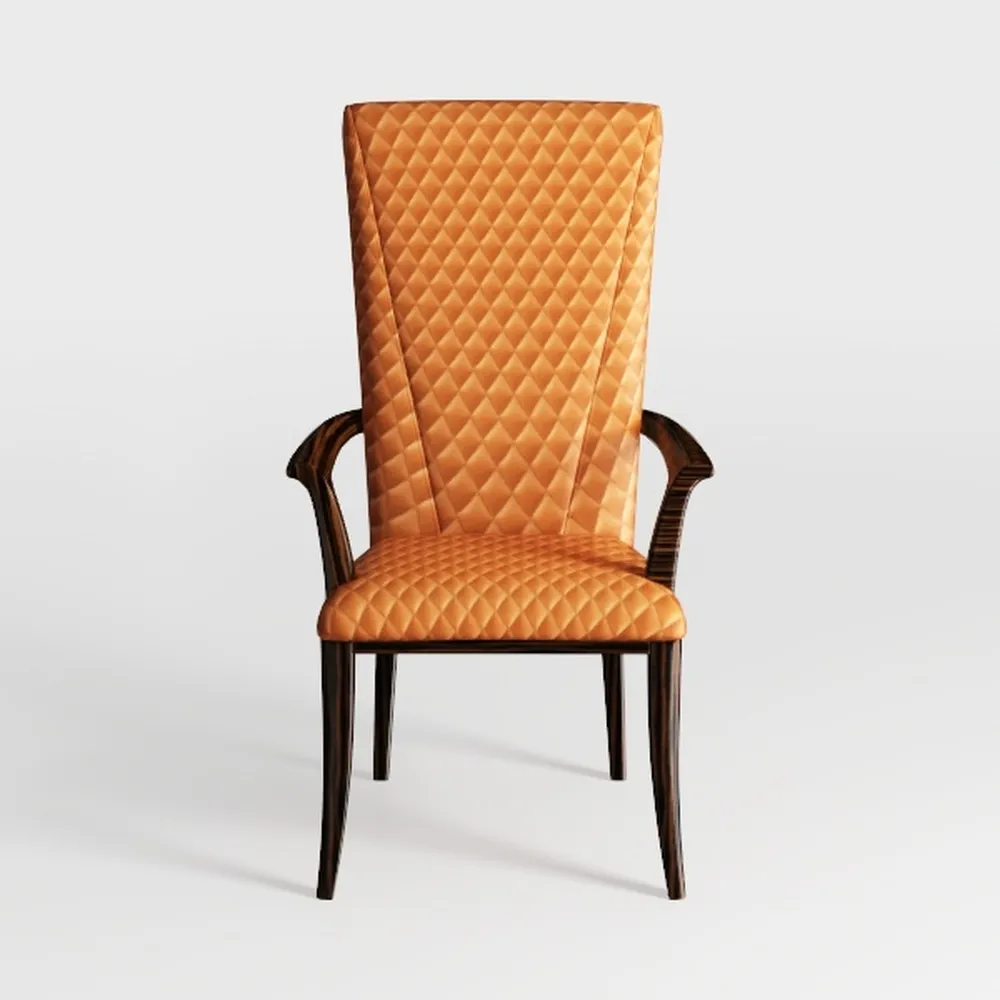 Farren Orange Velvet Side Chairs (Set of 2) - Weat