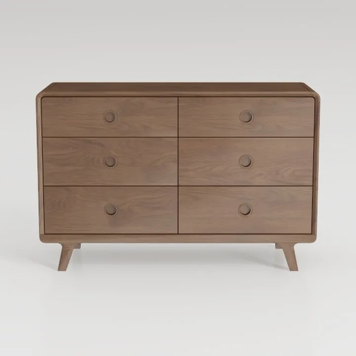 Prepac Finnley 3-Drawer Nightstand in Natural Oak
