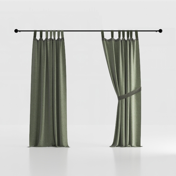 RYB HOME Sage Green 100% Blackout Curtains for 